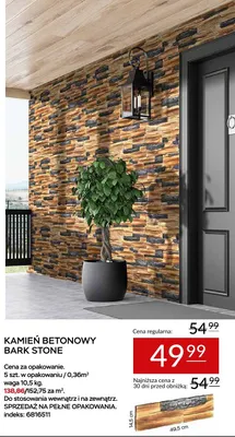 Kamień betonowy bark stone promocja w Abra Meble