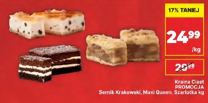 Ciasto Maxi Queen Kraina Ciast promocja w API Market