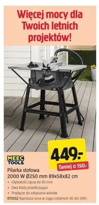 Pilarka stołowa Meec Tools promocja w Jula