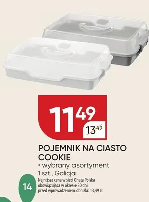 Pojemnik na ciasto Cookie promocja w Chata Polska