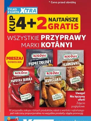 Przyprawy Kotányi promocja w Kaufland