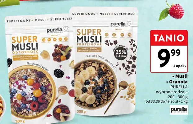 Musli wybrane rodzaje promocja w Intermarche