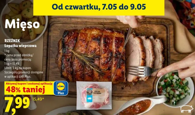 Łopatka wieprzowa Rzeźnik promocja w Lidl