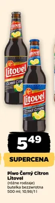 Piwo Černý Citron Litovel promocja w Netto