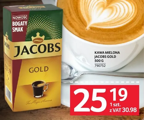 Kawa mielona Jacobs Gold 790752 promocja w Selgros