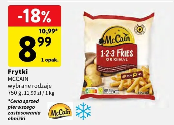 Frytki promocja w Intermarche