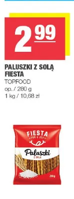 Paluszki z solą Fiesta promocja w SPAR