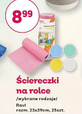 Ściereczki na rolce Ravi promocja w Bliski