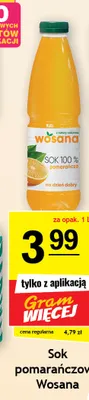 Sok pomarańczowy Wosana promocja w Gram Market