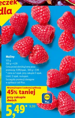 Maliny promocja w Lidl