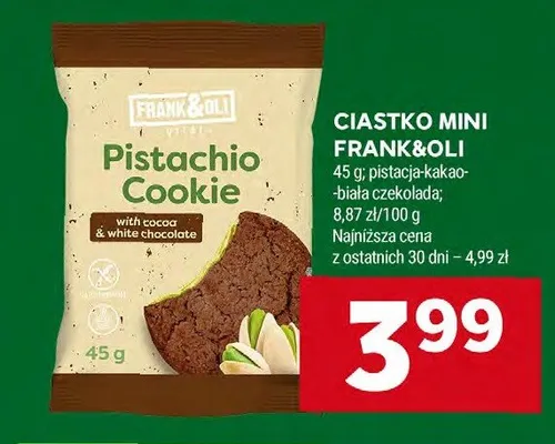 Ciastko mini Pistachio Cookie promocja w Stokrotka