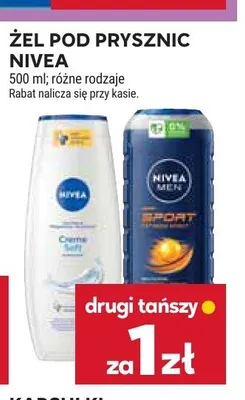 Żel pod prysznic Nivea Creme Soft promocja w Stokrotka