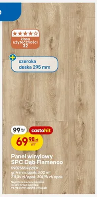 Panel winylowy SPC Dąb Flamenco promocja w Castorama