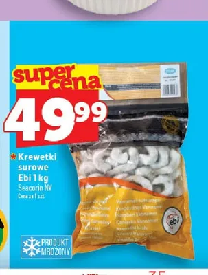 Krewetki surowe Ebi 1kg promocja w TOPAZ
