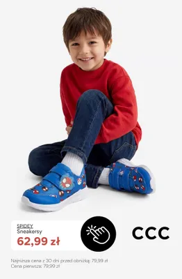Sneakersy dziecięce Spidey promocja w CCC