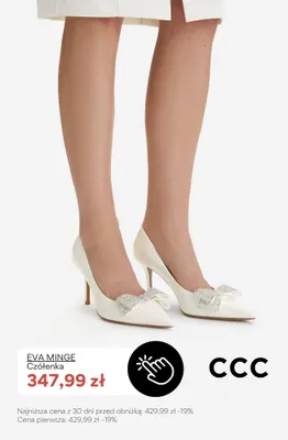 Czółenka damskie Eva Minge promocja w CCC