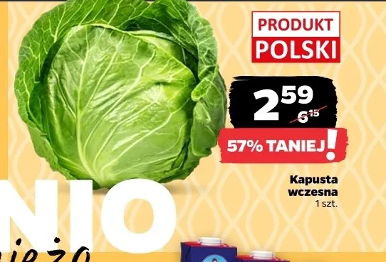 Kapusta wczesna Netto promocja w Netto