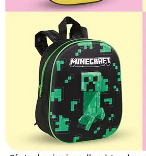 Plecak dziecięcy Minecraft promocja w Biedronka