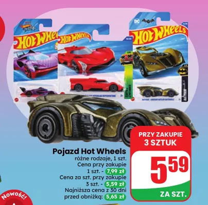 Pojazd Hot Wheels promocja w Dino