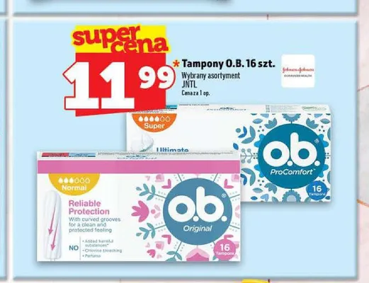 Tampony o.b. ProComfort Normal promocja w TOPAZ