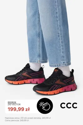 Buty sportowe Reebok Zig Vector promocja w CCC
