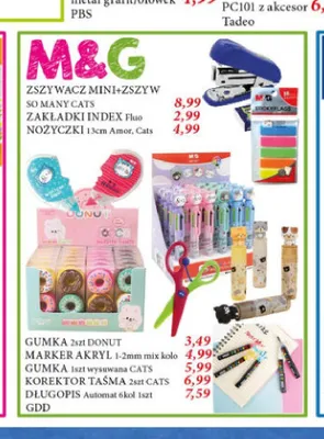 Marker akrylowy M&G 1-2 mm promocja w Leclerc
