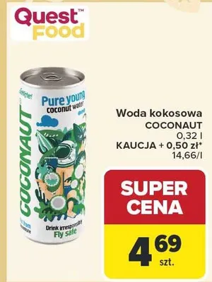 Woda kokosowa promocja w Carrefour