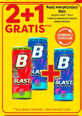 Napój energetyzujący Blast Very Nice arbuz promocja w POLOmarket