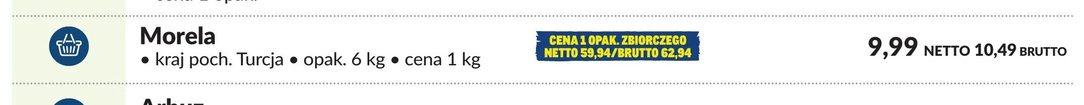 Morela Turcja promocja w Makro