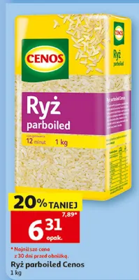 Ryż parboiled Cenos promocja w Auchan