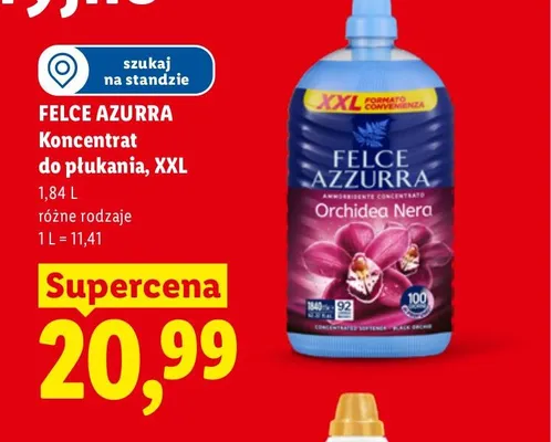 Koncentrat do płukania Felce Azzurra XXL promocja w Lidl