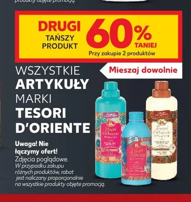 Artykuły marki Tesori d'Oriente promocja w Kaufland
