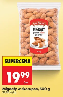 Migdały w skorupce promocja w Biedronka