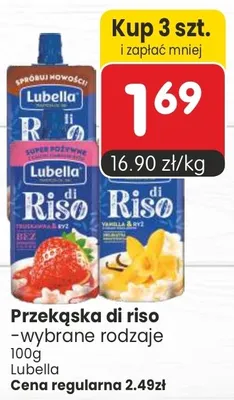 Przekąska di riso -wybrane rodzaje promocja w Market Point