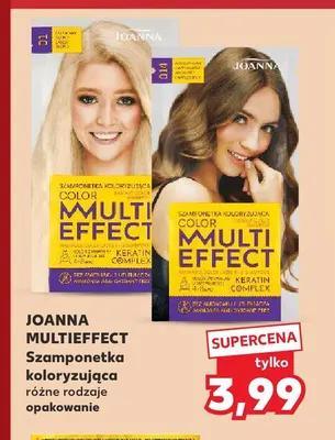Szamponetka koloryzująca Joanna Multieffect promocja w Kaufland