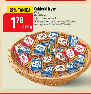 Cukierki Irysy promocja w POLOmarket