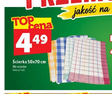 Ścierka 50x70 cm promocja w TOPAZ
