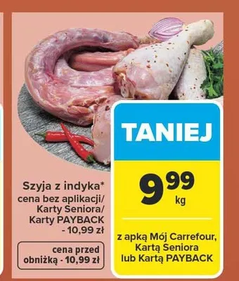 Szyja z indyka promocja w Carrefour