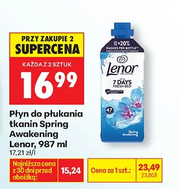 Płyn do płukania tkanin Spring Awakening promocja w Biedronka