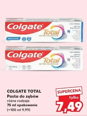 Pasta do zębów Total różne rodzaje 75ml promocja w Kaufland