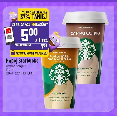 Napój kawowy Starbucks Cappuccino promocja w POLOmarket