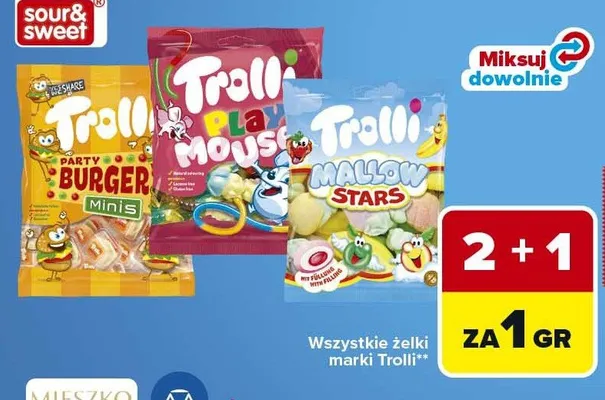 Żelki Trolli Play Mouse promocja w Carrefour