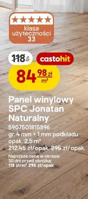 Panel winylowy SPC Jonatan Naturalny promocja w Castorama