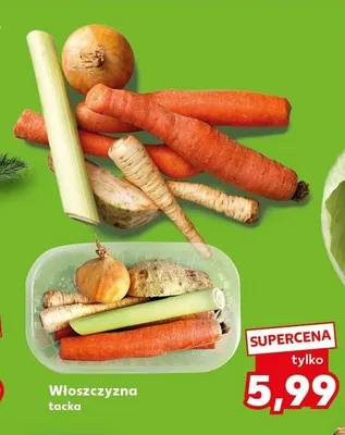 Włoszczyzna tacka promocja w Kaufland