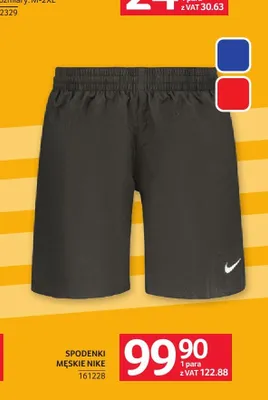 Spodenki męskie Nike promocja w Selgros
