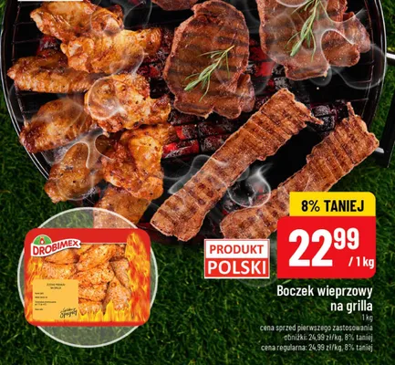 Boczek wieprzowy na grilla promocja w POLOmarket