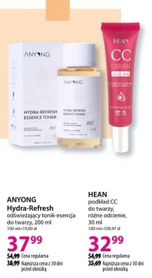 Hydra-Refresh odświeżający tonik-esencja do twarzy promocja w Hebe