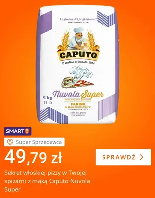 Mąka Caputo Nuvola Super promocja w Allegro