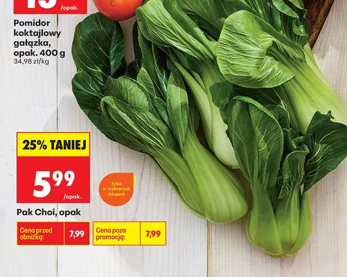 Pomidor koktajlowy gałązka promocja w Biedronka