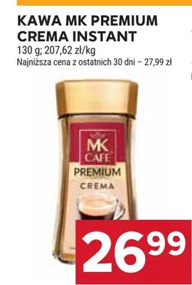 Kawa mk premium crema instant promocja w Stokrotka
